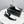CC 26s Pointed Slingback Flat Black White Sheepskin 972780