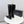 CC 26s Square Toe Low Heel Long Boots Black Sheeepskin 972800