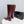CC 26s Square Toe Low Heel Long Boots Black Burgundy Sheeepskin 972801