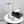CC 26s Square Toe Low Heel Long Boots Black White Sheeepskin 972802