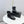 CC 26s Square Toe Low Heel Boots Black Sheeepskin 972805