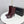 CC 26s Silhouette Ankle Boots Burgundy Black Sheepskin 972812