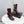 CC 26s Silhouette Ankle Boots Burgundy Black Sheepskin 972812