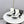 CC 26s Silhouette Ankle Boots White Black Sheepskin 972813