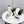 CC 26s Silhouette Ankle Boots White Black Sheepskin 972813