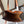 CABAS 37 IN BLACK TRIOMPHE CANVAS AND BRONZE BROWN CALFSKIN TRIM GOLD LOCK
