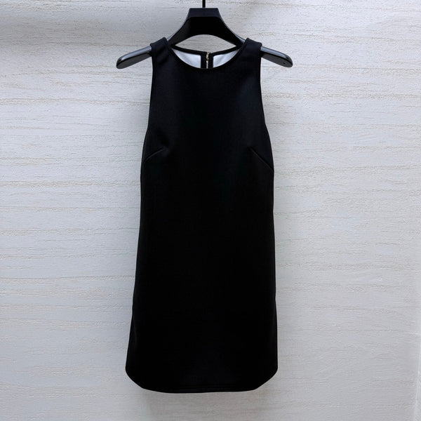 CC 26s Halter-Neck Dress Black Viscose 398010