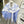 MONOGRAM FLOWERS SCARF 170 CM IN ELECTRIC BLUE CASHMERE 390976
