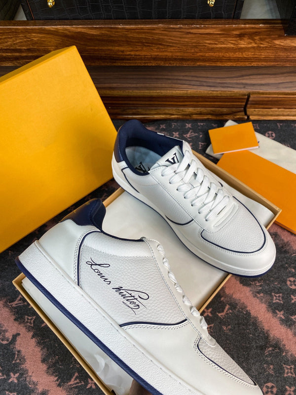 LV RIVOLI FAT SNEAKER WHITE BLUE