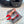 Alaia Heart 50mm Heels Slingbacks Red Sheepskin 810206
