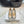 Hangisi 70 Gold Glitter Fabric Leather Jewel Buckle Pumps 912614