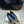Hangisi 10mm Ballet Flat Black Linen and Leather Jewel Buckle 161063