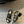 CLEMENCE MULTI TRIOMPHE 45 MM SANDAL IN BLACK LAMBSKIN