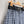 Miu Miu 25 Plaid Pleated Skirt Blue Polyester 211200