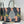 CD Book Tote Pink Grey Leaf Embroidery