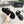 CC 25A Sandals Black Horse Fur Leather 338606