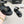 CC 25A Sandals Black Horse Fur Leather 338606