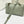 LP Extra Bag 19cm Ostrich Pattern Olive Gray Calfskin Gold Hardware