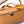 LP Extra Bag 19cm Ostrich Pattern Gold Calfskin Silver Hardware