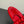 ALAIA SPHERE BALLET FLATS IN CHERRY RED LAMBSKIN