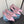 CUT-OUT PUMPS WITH BEAD BUCKLE IN BABY PINK SATIN