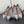 CUT-OUT BALLERINA FLAT IN HAZELNUT BEIGE SATIN ATTACHED BEAD BUCKLE