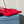 CUT-OUT PUMPS WITH BEAD BUCKLE IN CLASSIC RED SATIN