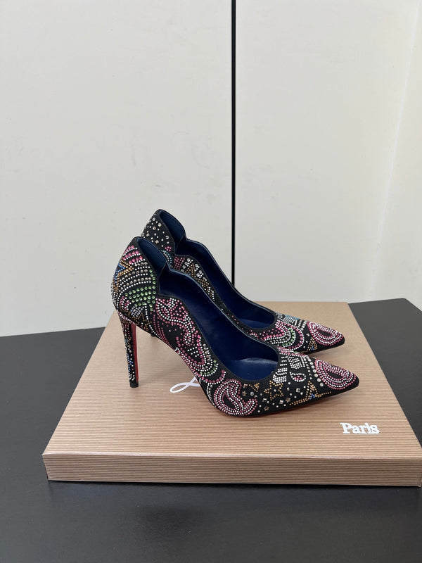 CL Hot Chick Starlight Pumps 10.5 Suede 618913