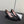 CD Heel Pointed Toe Rhinestone Slingback 3.5 Black Suede 619567