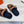 HM Chypre Sandal In Brown Mix Black Cowhide And Suede 968870