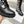CD D-Major Ankle Boot In Charcoal Blue Mix Black Denim Fabric And Lambskin 107723