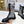 CD D-Major Ankle Boot In Grey Mix Black Denim Fabric And Lambskin 107724