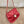 CC 26s Cue Ball Foldover Bag 23cm Red Lambskin