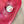 CC 26s Cue Ball Foldover Bag 23cm Red Lambskin