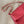 CC 26s Cue Ball Foldover Bag 23cm Red Lambskin