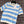 CD 2025 Striped Short-sleeved T-shirt Blue White tencel 606659