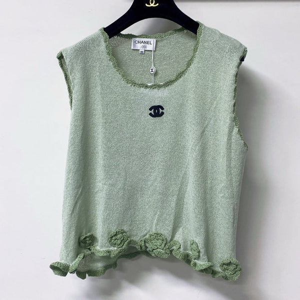 CC 2026 Vest Green Wool 772856