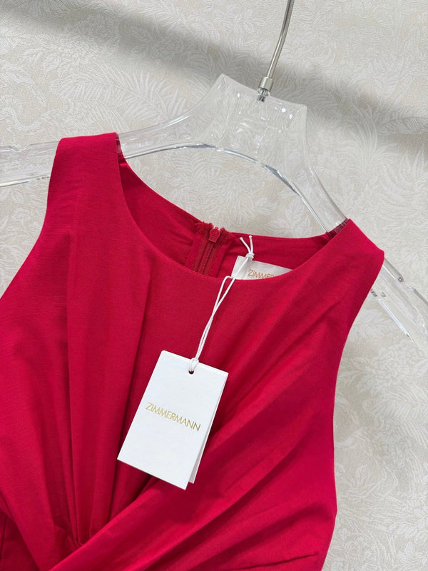 Zimmerma Tie-Up Vest Dress 353090