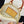 LV Alma Bag Charm White Beige mix Black Cowhide Canvas