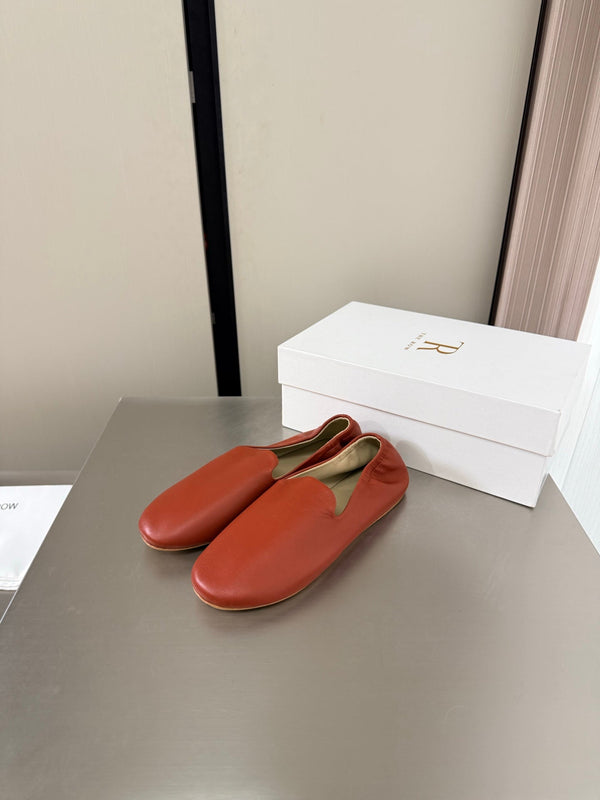 TR Casa Ballet Flat Red Sheepskin 872475