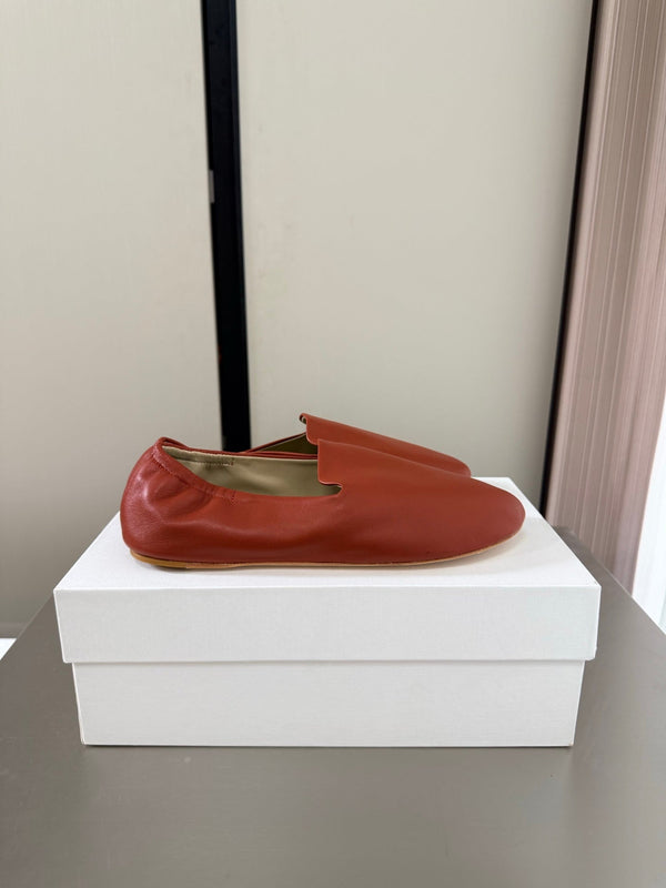 TR Casa Ballet Flat Red Sheepskin 872475