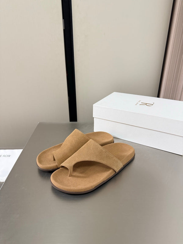 TR Slip-on Sandals Beige Suede 872483