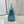 HM Kelly 25cm Retourne Turquoise Togo Leather Silver Hardware