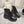 CC Combat Boots 50mm In Glossy Black Cowhide And Lambskin  944661