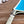 MINI NEO 17 EVELYNE BAG IN SKY BLUE CANVAS AND WHITE CALFSKIN
