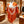 HM Brides de Gala au Fil de Soie Scarf 140x140cm Orange White Silk Cashmere 269487