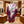 HM Les Roues de Phaeton Scarf 140x140cm Purple White Silk Cashmere 269477