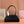 Miu Beau Semi-Circular Bowling Bag Black Leather