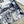 SCARF 220 CM IN NAVY BLUE MIX WHITE MONOGRAM CASHMERE AND WOOL 413656