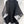 REVERSIBLE CHECK CASHMERE CAPE BLACK AND LIGHT GRAY 410135